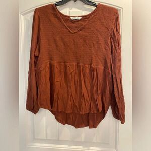 Sonoma short Sleeve baby doll style Blouse size xxl petite